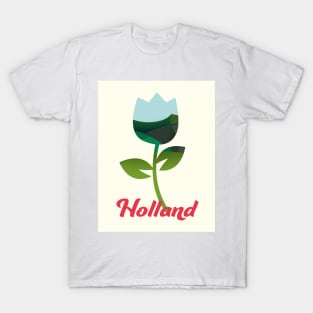 Holland Tulip Vacation art T-Shirt